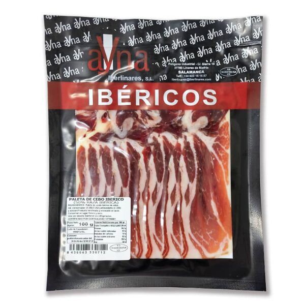 Loncheado de Paleta de cebo Ibérica. Pack de 5 sobres