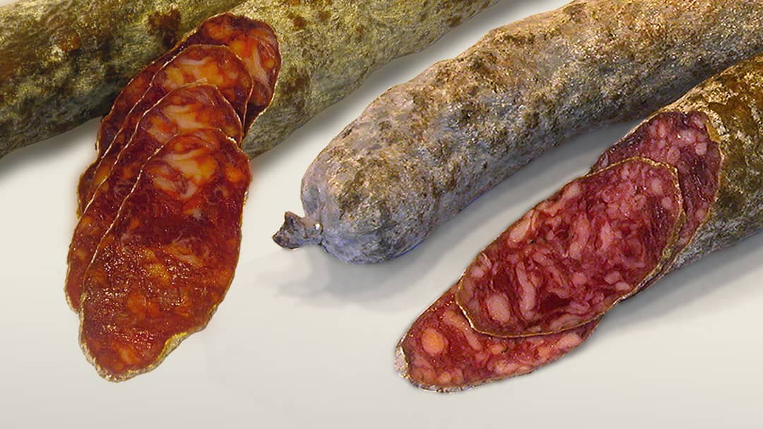 Chorizo y salchichón. Similitudes y diferencias