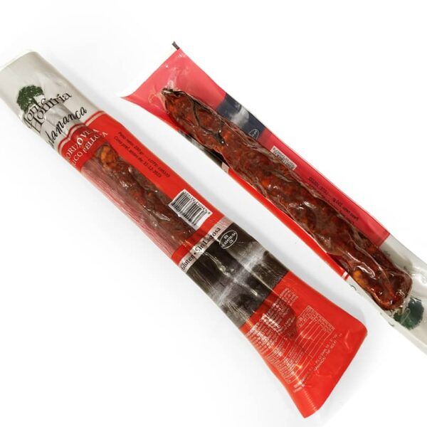 Dos Chorizos vela ibéricos de bellota de la marca Monte Honfria envasados al vacío