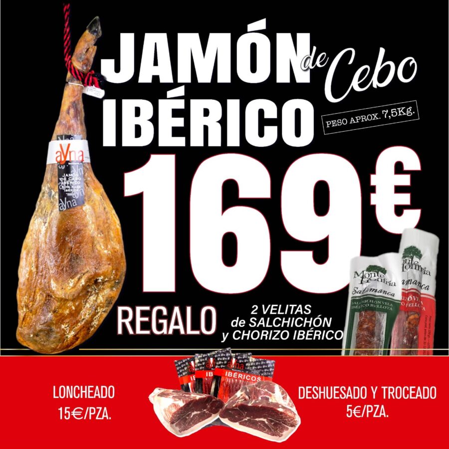 jamón de cebo ibérico + 1/4 queso mezcla curado (copia)